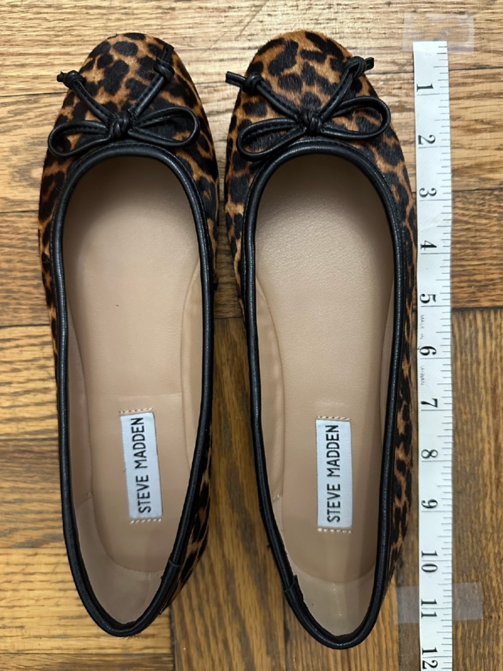 Steve Madden Vixen Leopard Ballet Flats - Picture 5 of 8